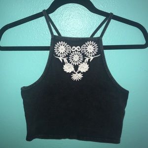 ✦ ✧ ME TO WE BLACK EMBROIDERED TOP ✧ ✦